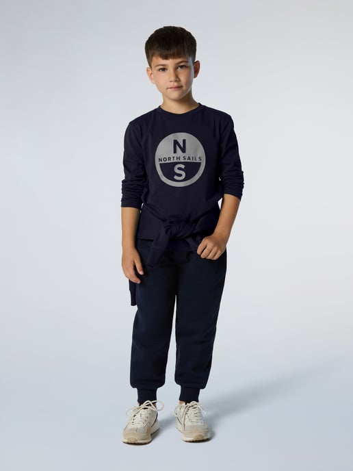 North Sails T-Shirt Langarmshirt mit Maxi-Logo - Image 4