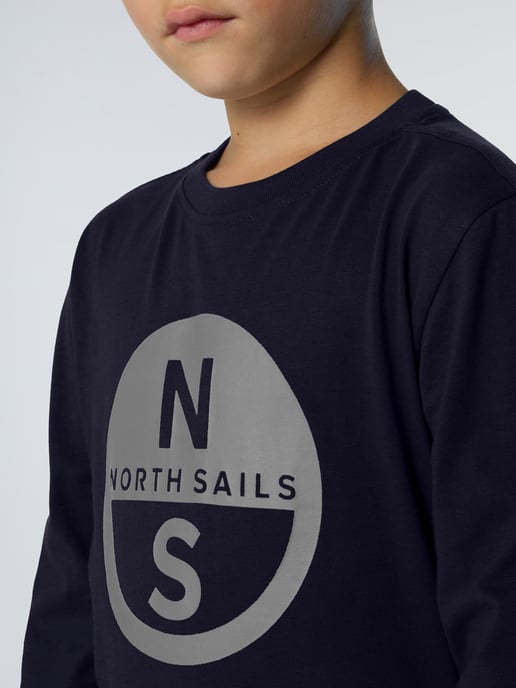 North Sails T-Shirt Langarmshirt mit Maxi-Logo - Image 5