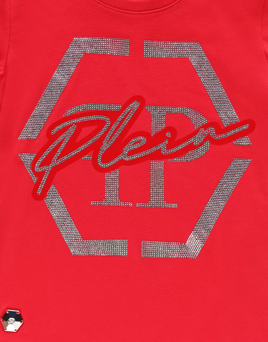 T-Shirt Round Neck Ls Hexagon - Image 2