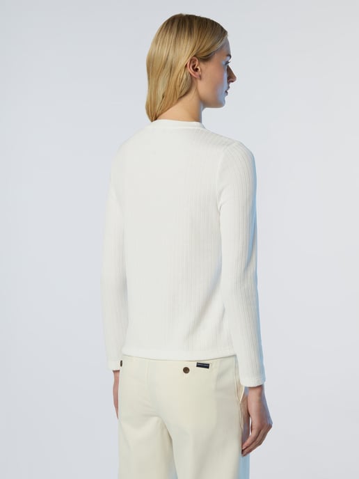 North Sails Henley-Oberteil Gerippter Jersey - Image 2