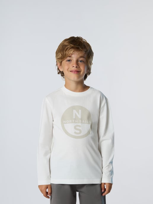North Sails T-Shirt Langarmshirt mit Maxi-Logo - Image 1