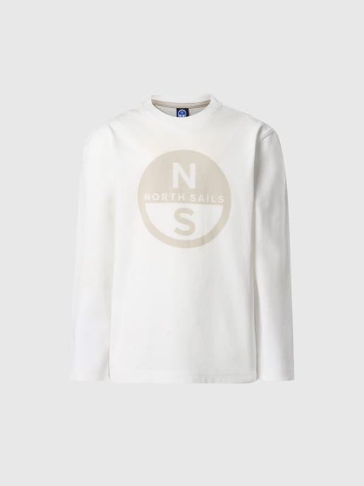North Sails T-Shirt Langarmshirt mit Maxi-Logo - Image 3