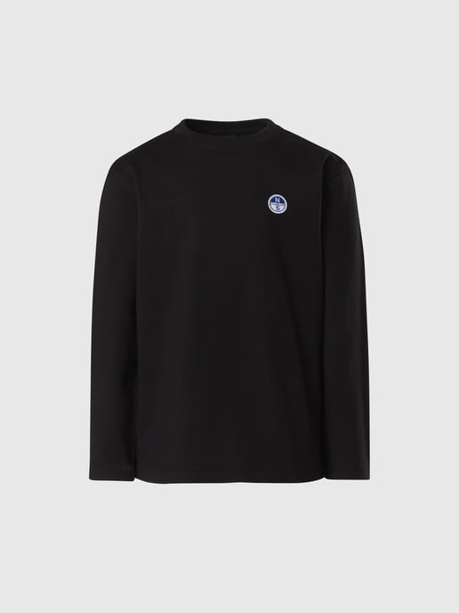 North Sails T-Shirt Langarmshirt mit Logo-Patch - Image 3