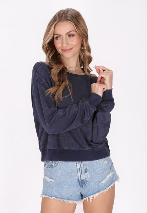 IZIA Sweatshirt Frauen Marine - Image 3