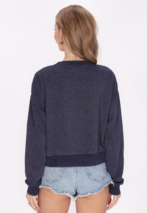 IZIA Sweatshirt Frauen Marine - Image 4
