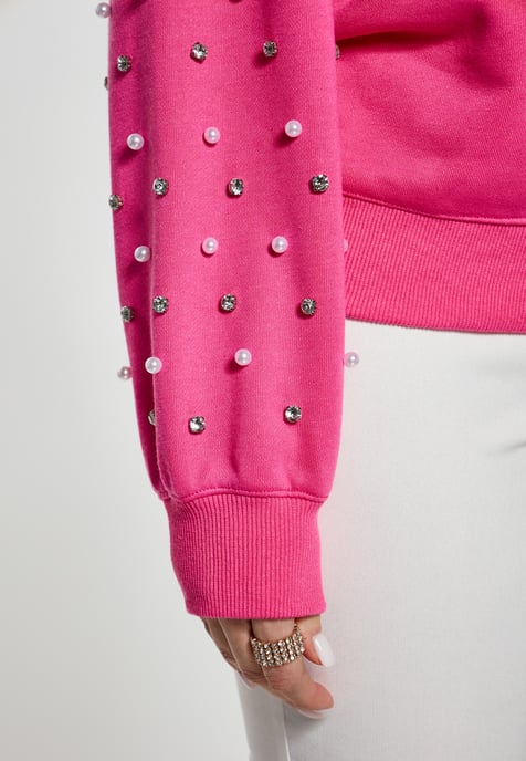 Faina Sweatshirt Damen Rosa - Image 5