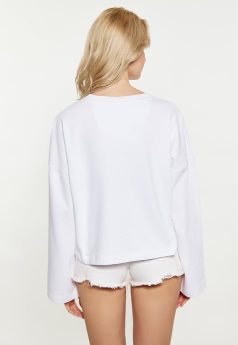 IZIA Sweatshirt Damen weiss - Image 4