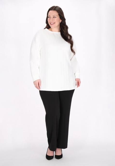 usha Sweatshirt in großen Größen Frauen Weiß - Image 2