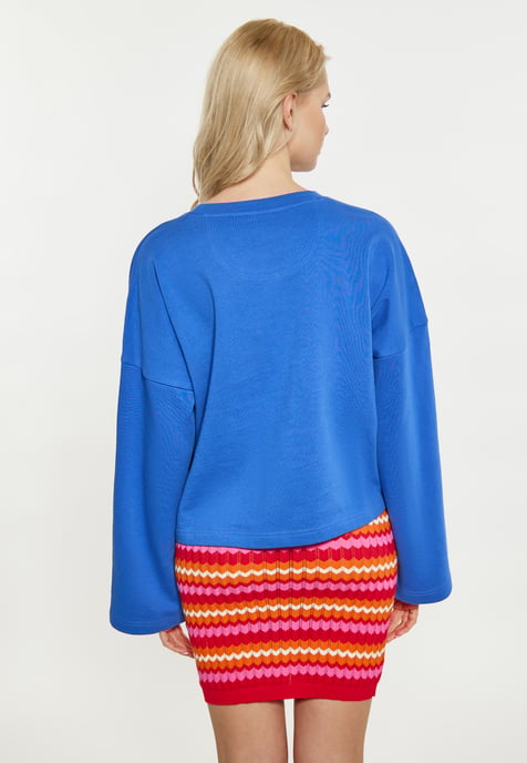 IZIA Sweatshirt Damen kobaltblau - Image 4