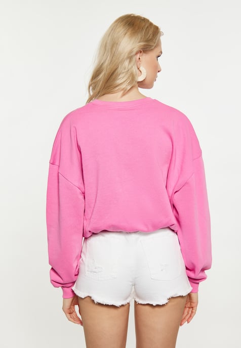 IZIA Sweatshirt Damen Rosa - Image 4