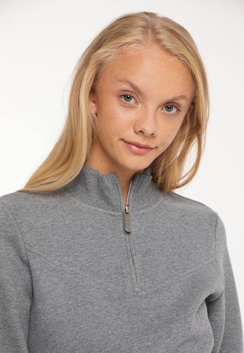 TALENCE Pullover Damen grau melange - Image 5