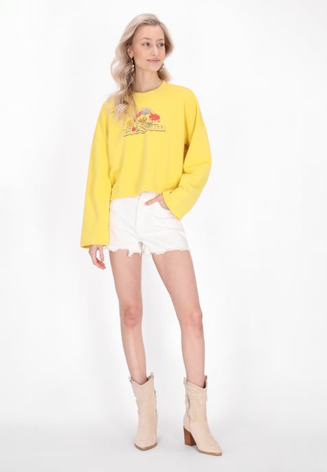 IZIA Sweatshirt Frauen Gelb - Image 2