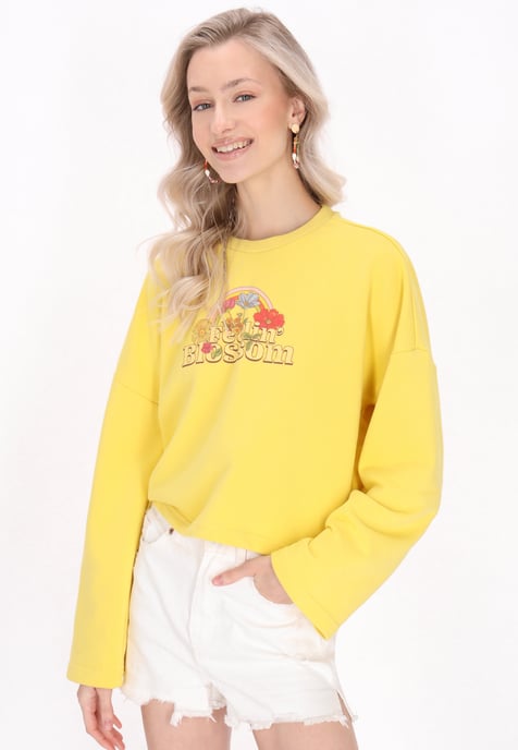 IZIA Sweatshirt Frauen Gelb - Image 3