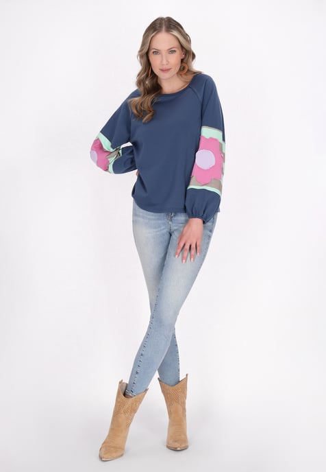 usha Sweatshirt Frauen Blau - Image 2