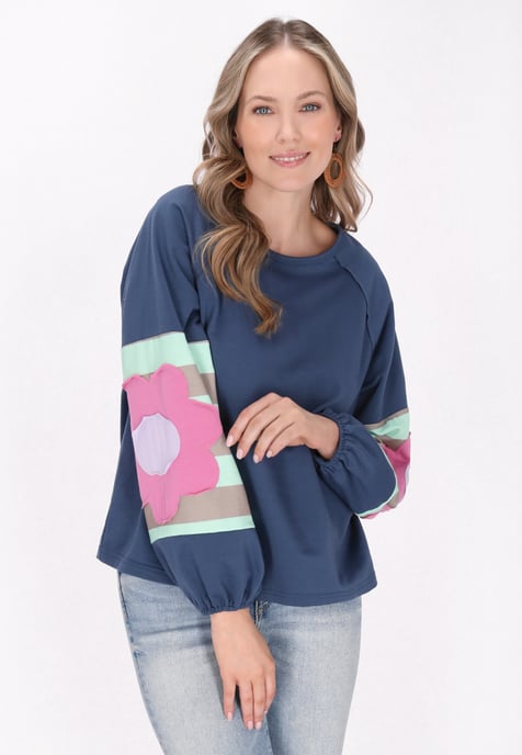 usha Sweatshirt Frauen Blau - Image 3