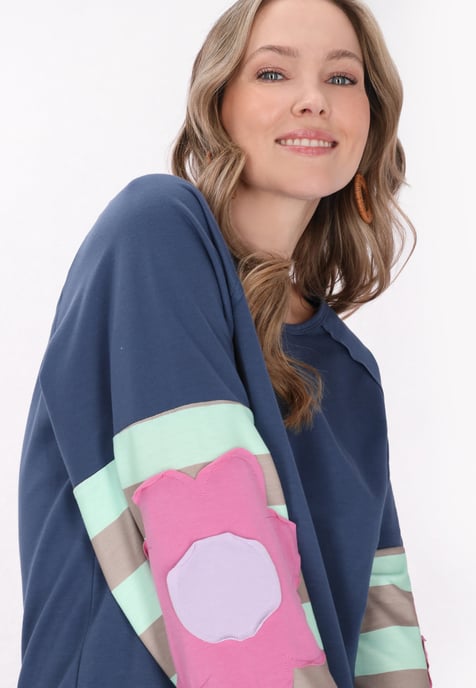 usha Sweatshirt Frauen Blau - Image 5
