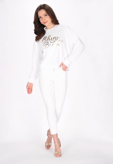 Faina Sweatshirt Frauen cremefarben - Image 2