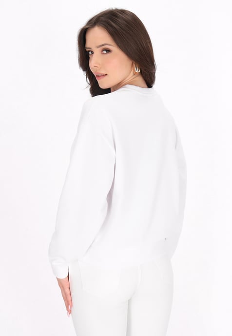 Faina Sweatshirt Frauen cremefarben - Image 4