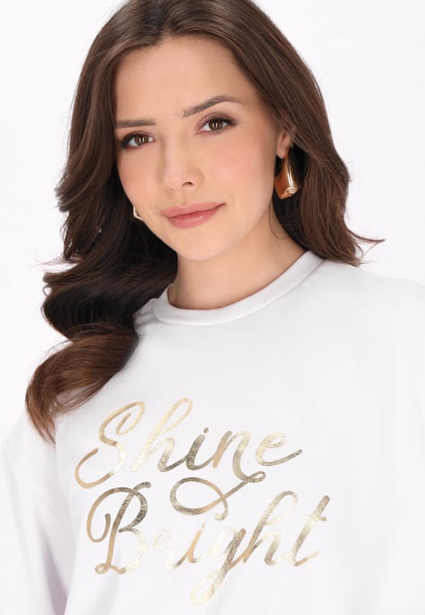 Faina Sweatshirt Frauen cremefarben - Image 5