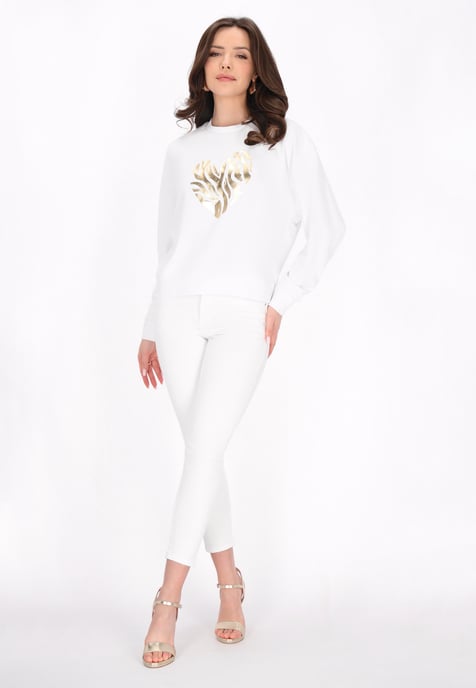 Faina Sweatshirt Frauen cremefarben - Image 2