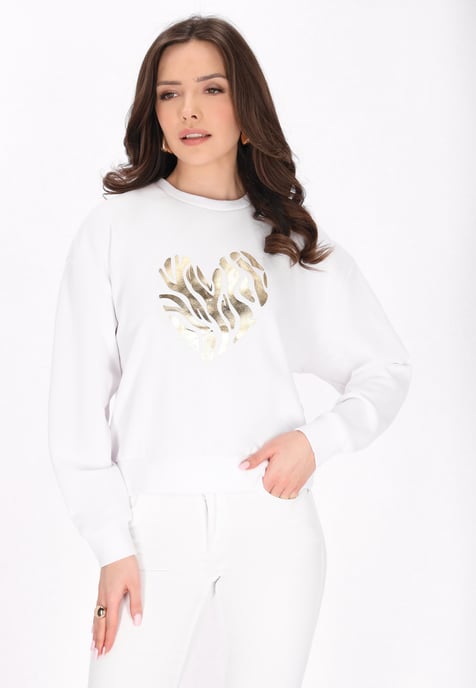 Faina Sweatshirt Frauen cremefarben - Image 3