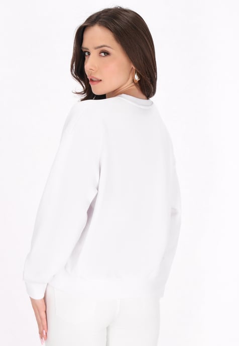 Faina Sweatshirt Frauen cremefarben - Image 4