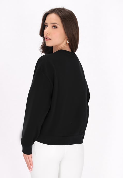 Faina Sweatshirt Frauen Schwarz - Image 4