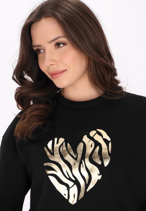 Faina Sweatshirt Frauen Schwarz - Image 5