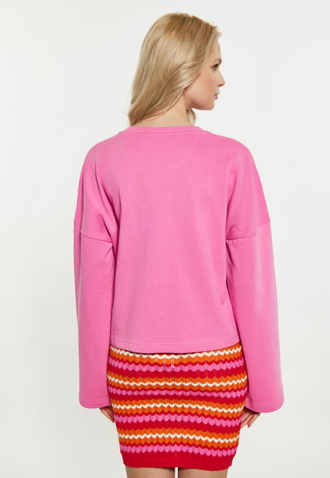 IZIA Sweatshirt Damen Rosa - Image 4