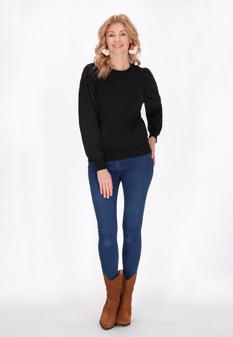 usha Sweatshirt Frauen Schwarz - Image 2