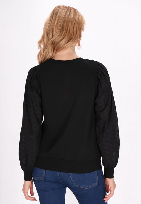 usha Sweatshirt Frauen Schwarz - Image 4