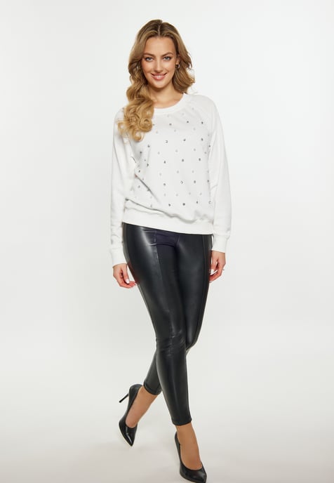 Faina Sweatshirt Damen weiss - Image 2