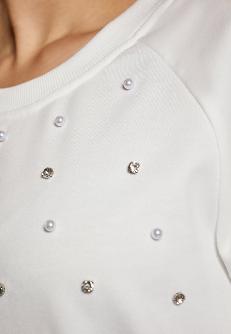 Faina Sweatshirt Damen weiss - Image 5