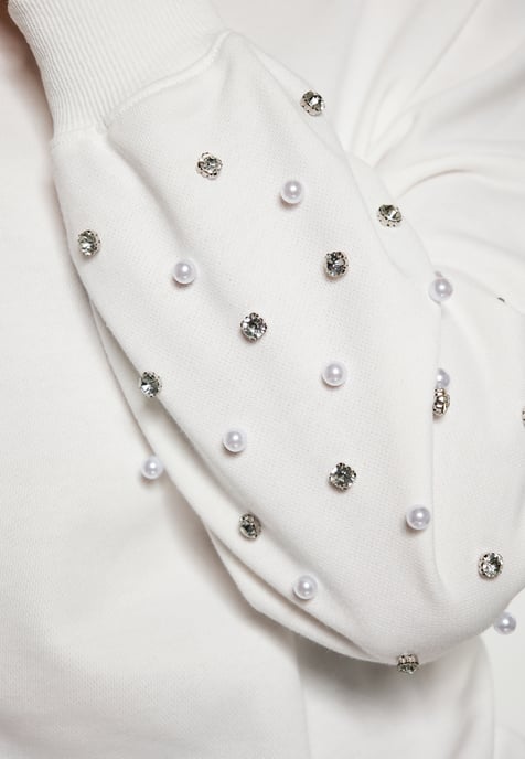 Faina Sweatshirt Damen weiss - Image 5