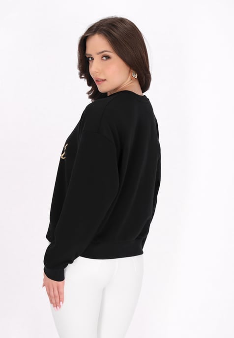 Faina Sweatshirt Frauen Schwarz - Image 4