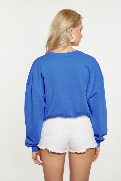 IZIA Sweatshirt Damen kobaltblau - Image 5