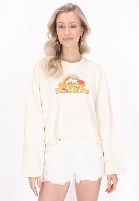 IZIA Sweatshirt Frauen Creme - Image 3