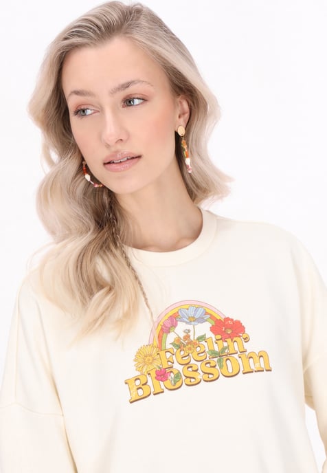 IZIA Sweatshirt Frauen Creme - Image 5