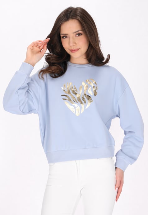 Faina Sweatshirt Frauen hellblau - Image 3