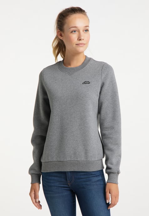 ICEBOUND Pullover Damen grau melange - Image 3