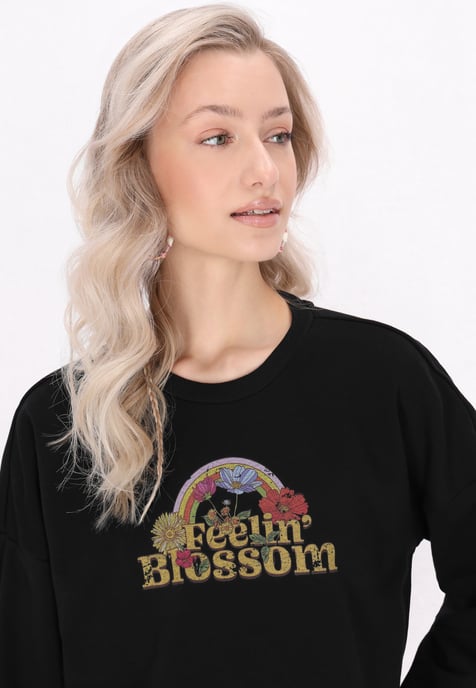 IZIA Sweatshirt Frauen Schwarz - Image 5