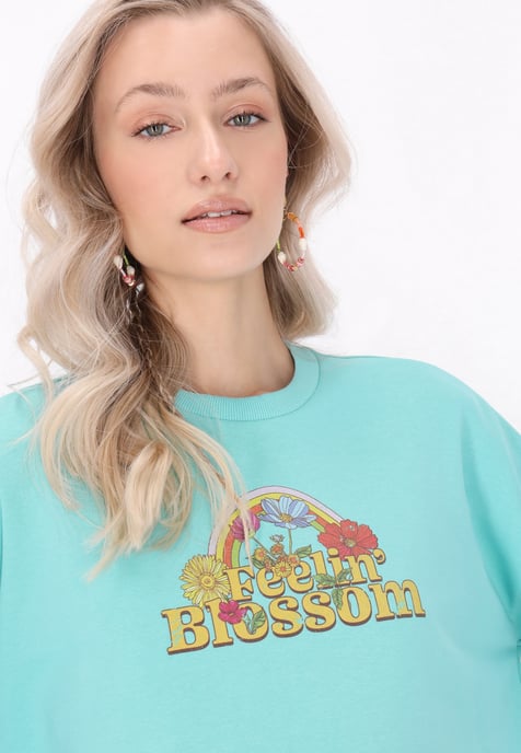 IZIA Sweatshirt Frauen Türkis - Image 5