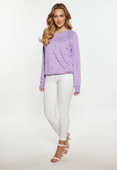 Faina Sweatshirt Damen violett - Image 2