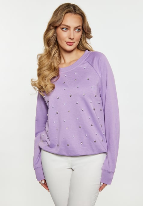 Faina Sweatshirt Damen violett - Image 3