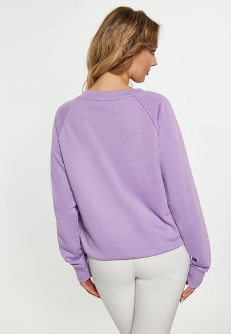 Faina Sweatshirt Damen violett - Image 4