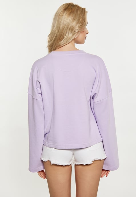IZIA Sweatshirt Damen Lavendel - Image 4