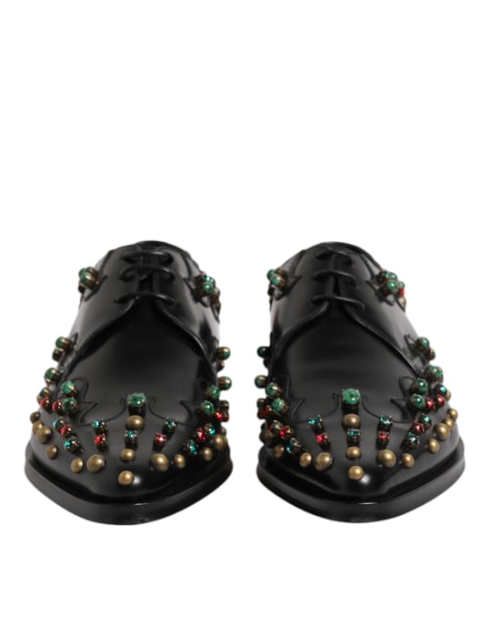 Verzierte Leder-Oxfords - Image 2