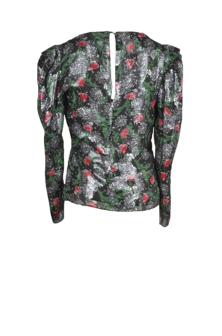 Bluse mit floralem Druck und langen Ärmeln - Image 2