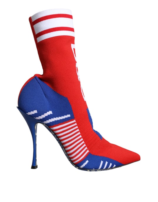 Stricksocken-Stiefel im High Heel Stil - Image 1