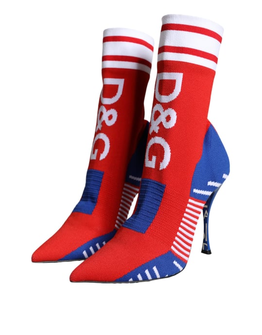 Stricksocken-Stiefel im High Heel Stil - Image 3